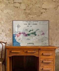 Carte du vignoble du Val de Loire