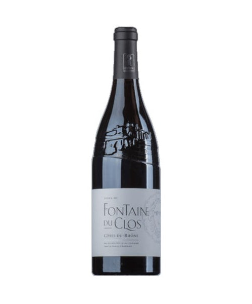 UNE CAISSE DE 6 - LA FONTAINE DU CLOS - CÔTES DU RHÔNE - LE VIN DU MOIS